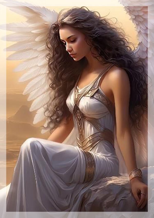 Beautiful-Angel-Deep-in-Prayer-and-Thought-Poster