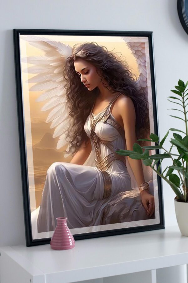 Beautiful-Angel-Deep-in-Prayer-and-Thought-Poster for bedroom